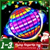 Flying Ball Boomerang Spinner Toys Hand Control Drone 360° Rotating Mini UFO With LED Lights for Children Funny Christmas Gifts 1