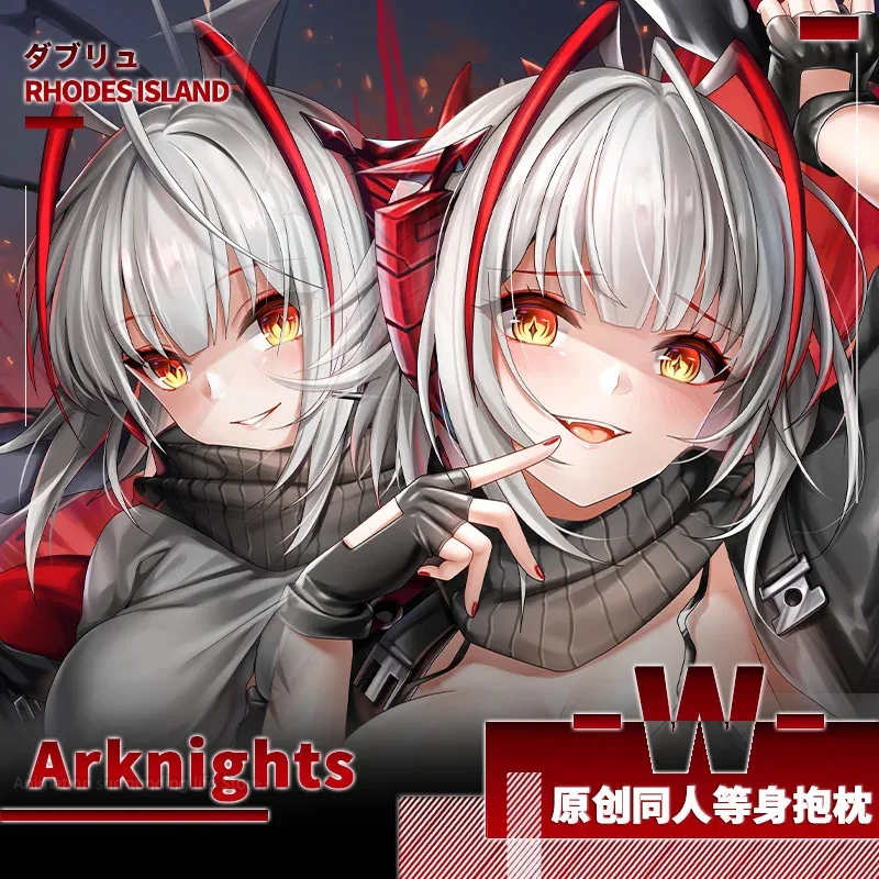

Sexy Anime Girl Body Cover, Original W Arknights Dakimakura, Pillow Case, Home Decoration, Cosplay Props
