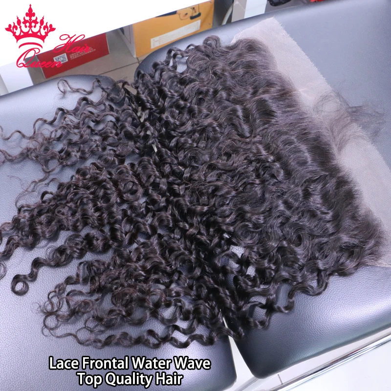 Real HD Frontal Water Wave 13x6 13x4 Frontal Melt Skins Invisible Lace 100% Human Raw Hair Queen Hair Official Store