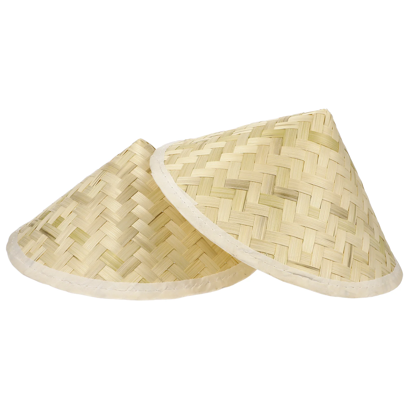 

Children's bamboo hat Bamboo Sun Hats Oriental Style Farmer Fishing Rice Hats for Kids Children Decoration hat Crafts