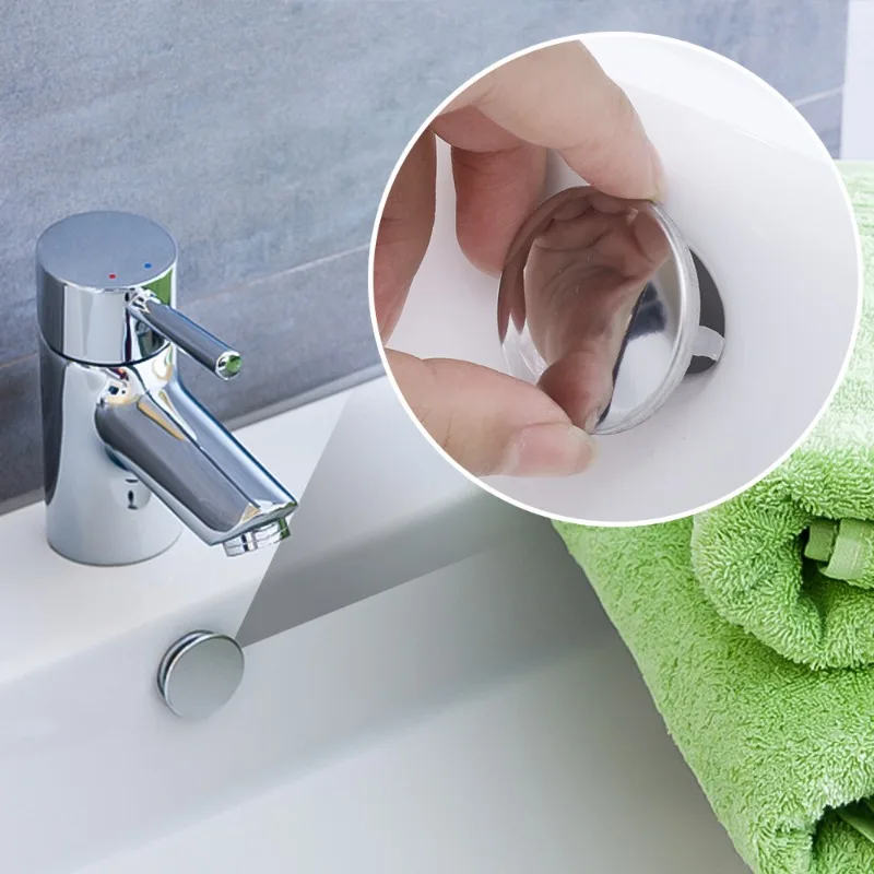 Sink Overflow Ring Stainless Steel Drain Cover Replacement Bathroom Kitchen Sink Wash Basin Overflow Cover Round Caps 10/1Pcs