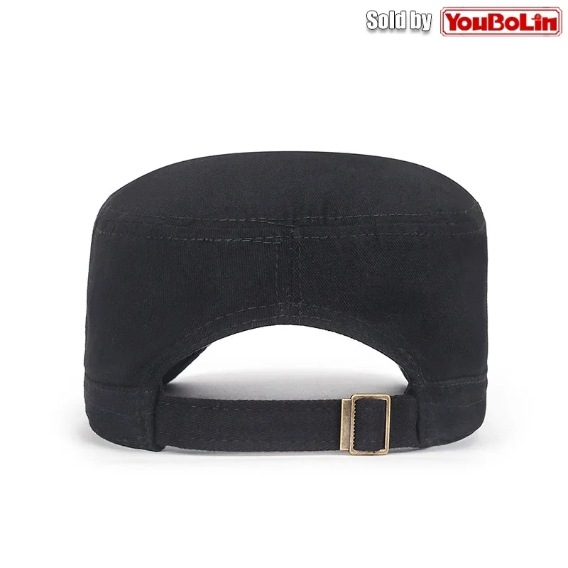 Cappello piatto camouflage in cotone protezione solare trekking_voghion.com