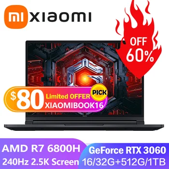 Xiaomi Redmi G Pro Gaming Laptop 2022 AMD R7 6800H Geforce RTX 3060 GPU 16GB/32GB RAM 512GB/1TB SSD 16.1Inch 240Hz  Game Noteboo 1