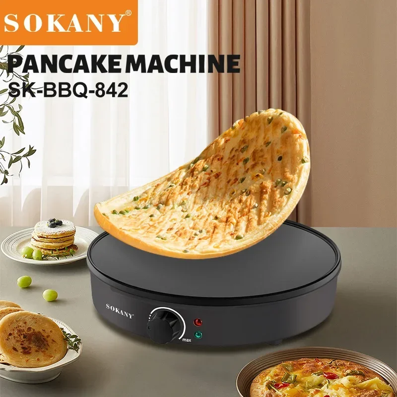 Houselin 12" Griddle & Crepe Maker 2