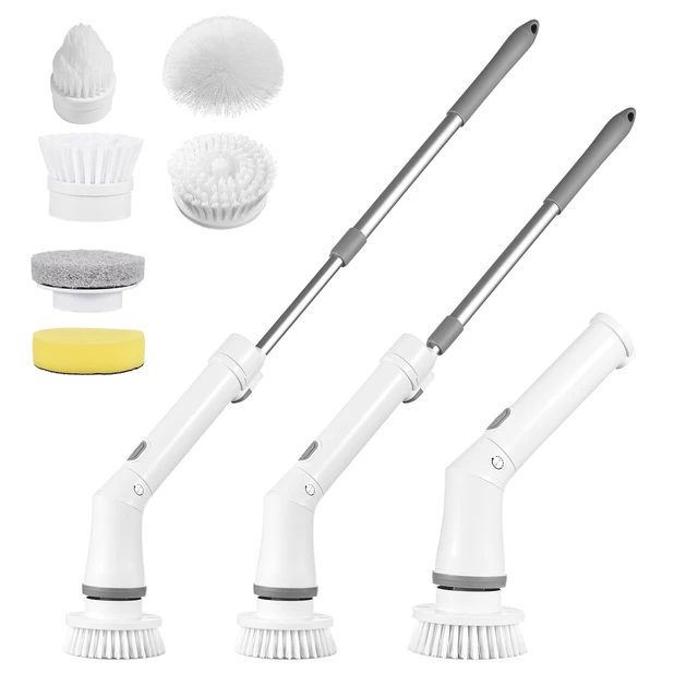 Electric Spin Scrubber Cordless, Portable Multifunctional Power Cleaning  Scrubber Brush for Bathroom Kitchen, Electric Handheld Cleaning Brush  Tools