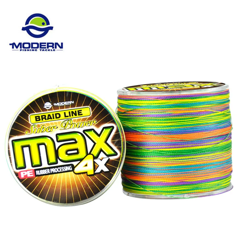 Fishing Line 300M MODERN Carp MAX Series Multifilament PE Braided 4 Strands Braided Wires 8 to 80LB 1M 1color fishing line,fishing tackle
