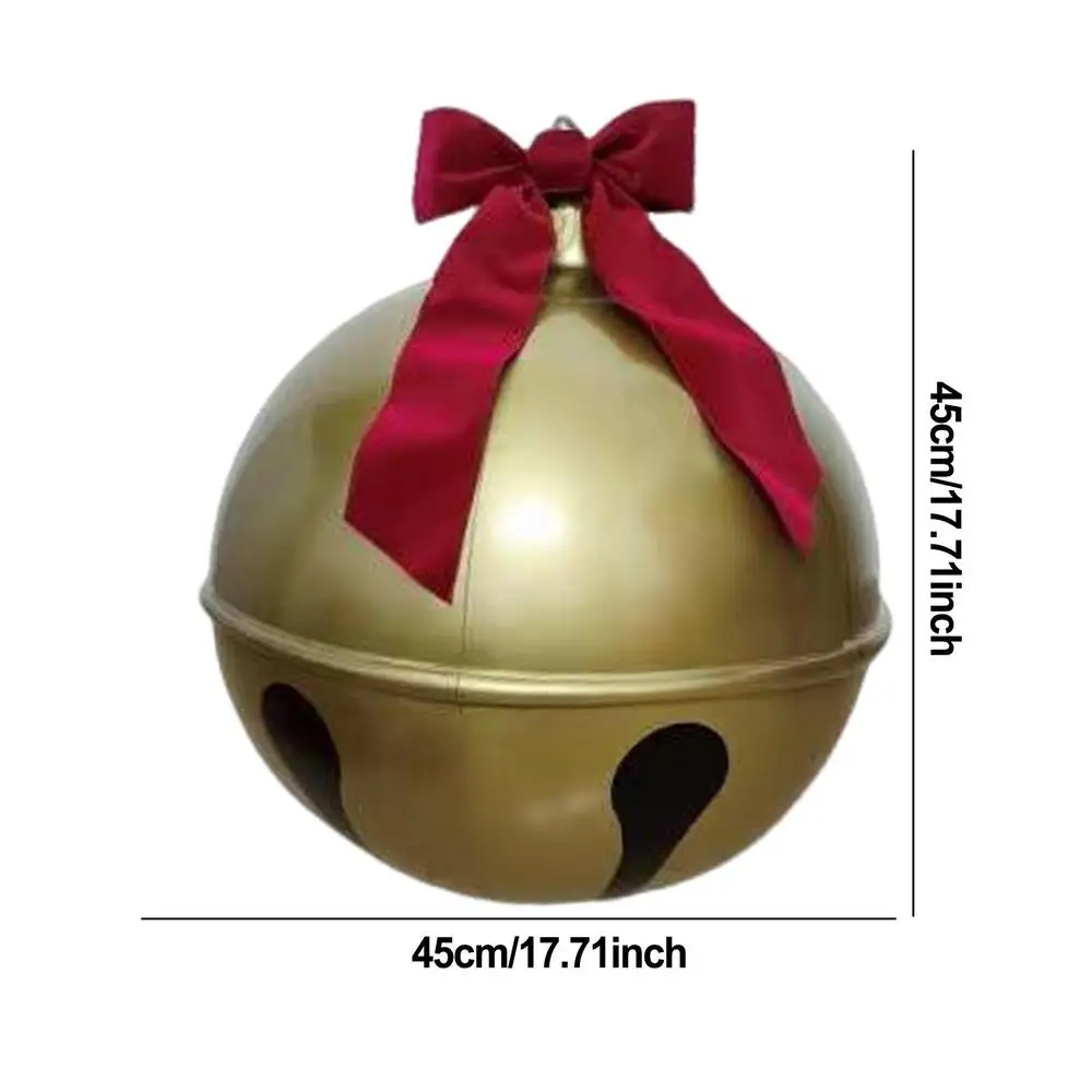 thumbnail image 1 of Bola inflable decorativa navideña para exteriores, bolas gigantes de PVC, decoración para árbol de Navidad, juguete inflable, suministros navideños, 1 of 5