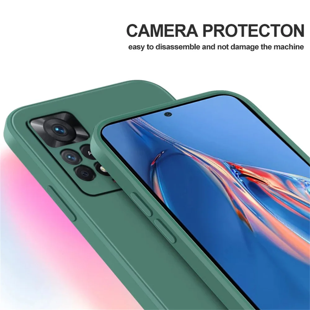 Luxury Liquid Silicone Shockproof Phone Case Cover