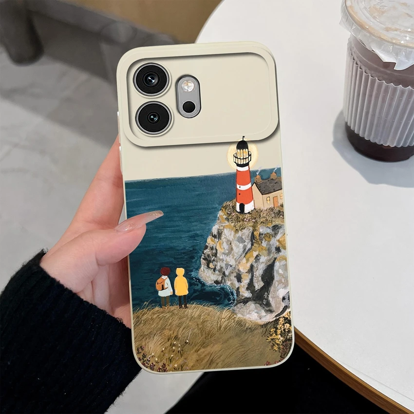 Enhanced Floral Silicone Soft Case - High-Quality Anti-Fingerprint Bumper Housing