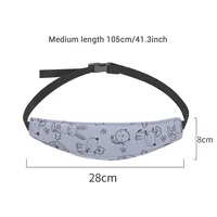 Support de tête de siège de voiture pour bébé, ceinture de fixation de poussette pour enfants, parc réglable pour garçon et fille, positionneur de sommeil, oreillers de sécurité pour bébé 6