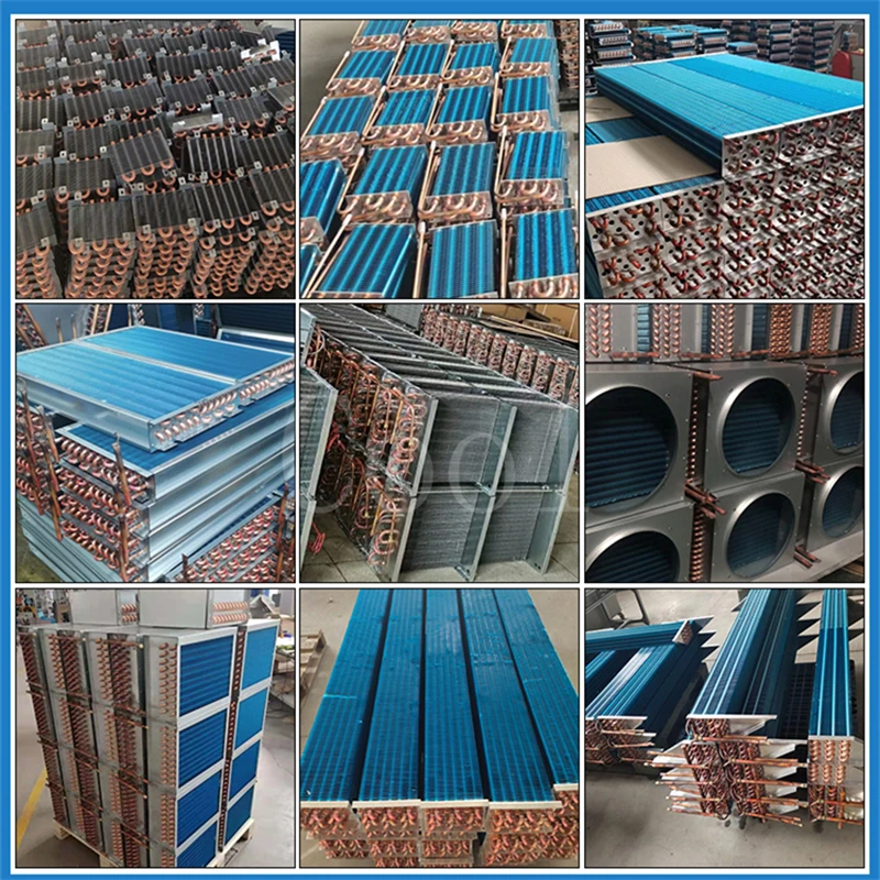 Evaporator Freezer Refrigerator Freezer Refrigerated Display Cabinet Copper Tube Fin Air-cooled Condenser 2*4*260MM