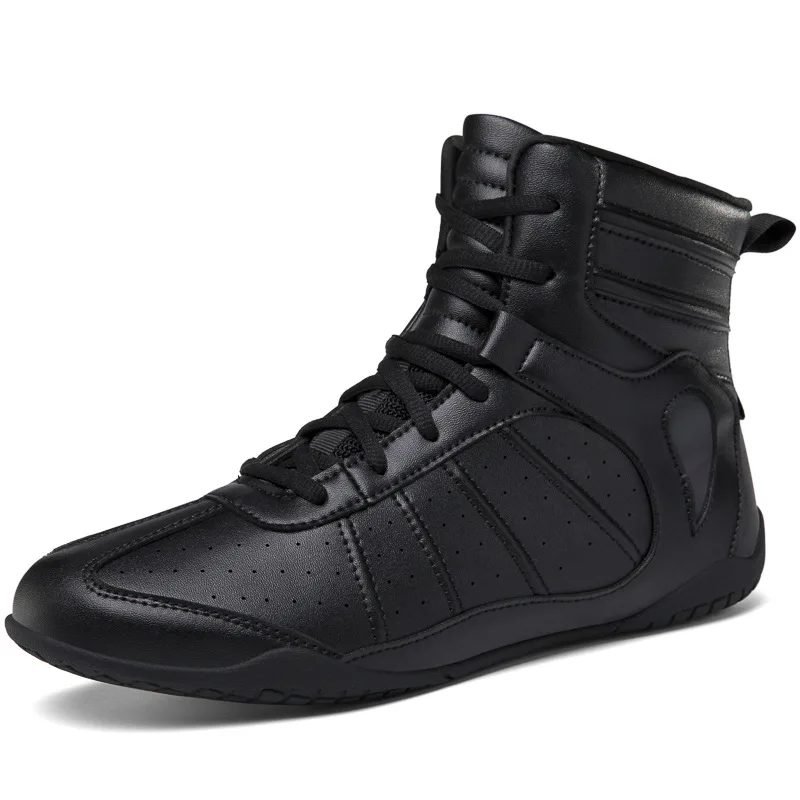 Professional Competition Men's and Women's Boxing Shoes Fighting Shoes Couple Non-slip Lightweight Sanshou Training Fighti