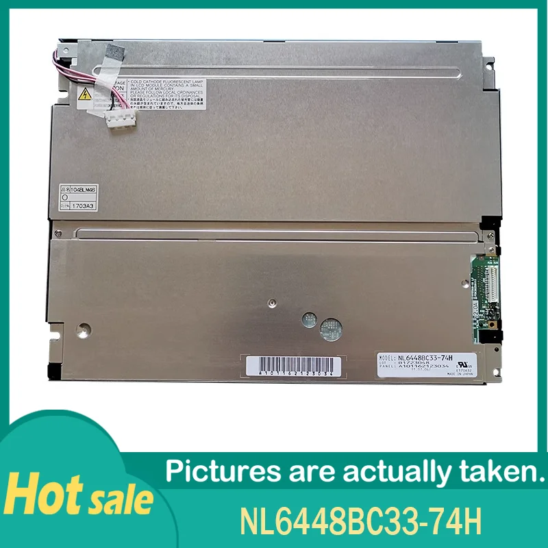 

100% Working NL6448BC33-74H 10.4inch 640*480 CCFL TFT-LCD Screen Panel