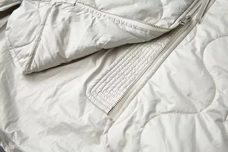 Women's Jackets Coat 2024 Winter Warm Outwear Solid Long Sleeve With Zipper Jaqueta Feminina Casual Loose Parkas Warm Jackets