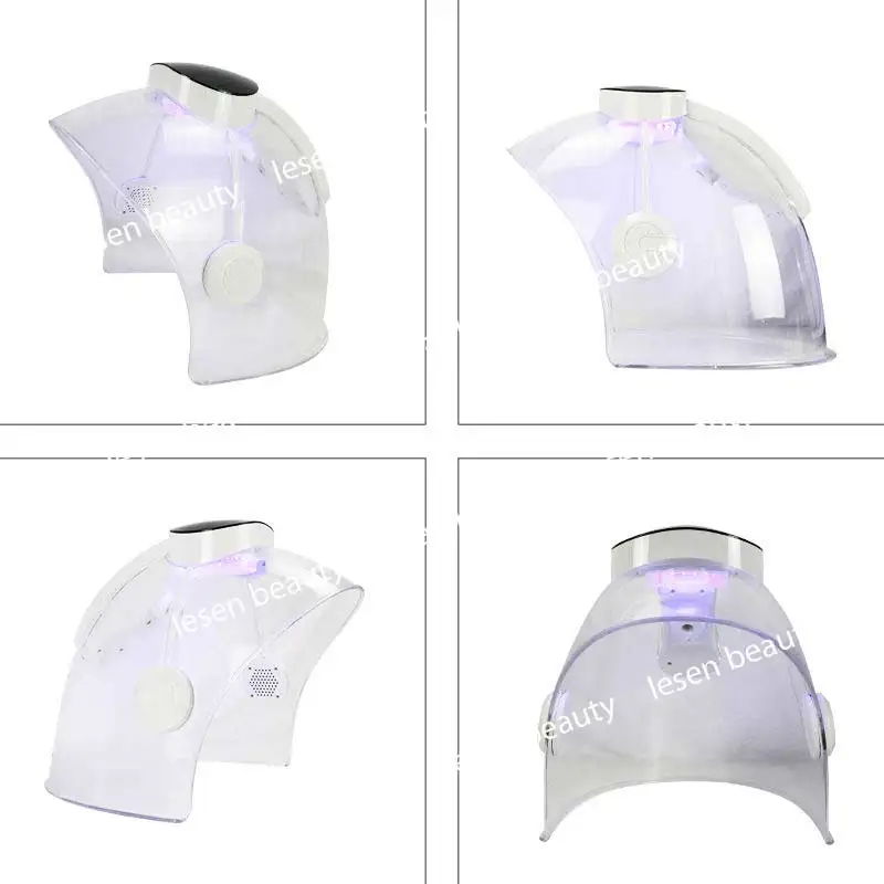 7 Color PDT LED Facial Mask Light Photodynamic Cold Nano Water Sprayer Skin Care Rejuvenation Photon Therapy Lamp Red Blue Light 2
