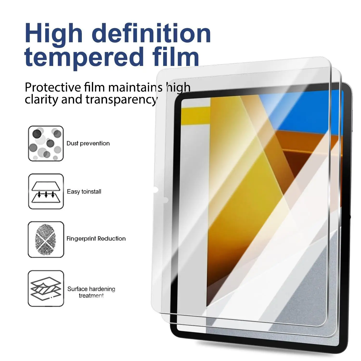 Ultra-Durable Easy Install Screen Protectors - 9H Tempered Glass Protective Film