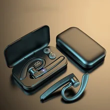 

5.0 TWS Headphones Wireless Stereo Sports Ear Hooks Waterproof Bluetooth Headsets HiFi Earbuds Free shipping Earphones With Mic