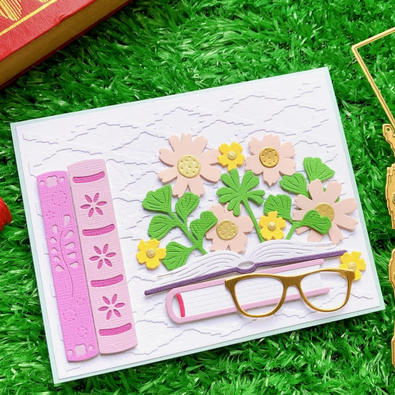 KLJUYP 책 DIY Scrapbooking/앨범 장식 엠보싱 DIY 종이 카드 용 금속 절단 다이 스텐실