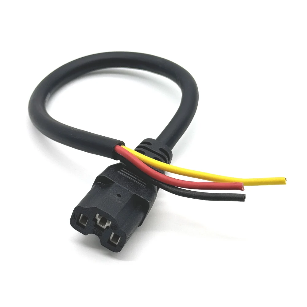 Durable 10A Elbow Charging Socket with Triple Vertical Connections