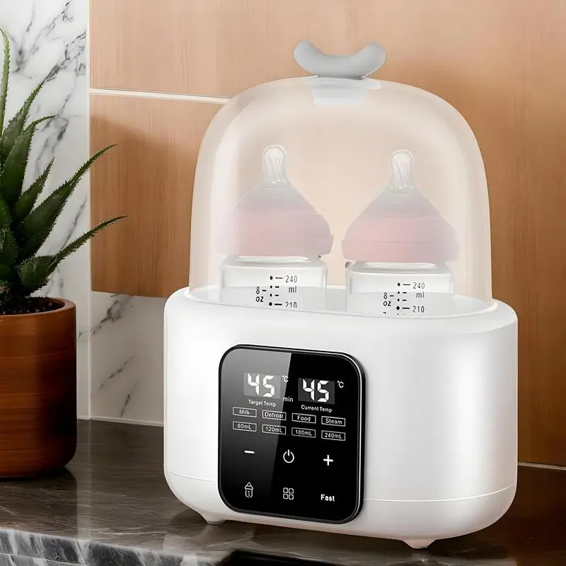 Milk Warmer For Baby Smart Accurate Temperature Control Breast Milk Warmer Defrost Baby Bottle Heater Home Food Streamer For New