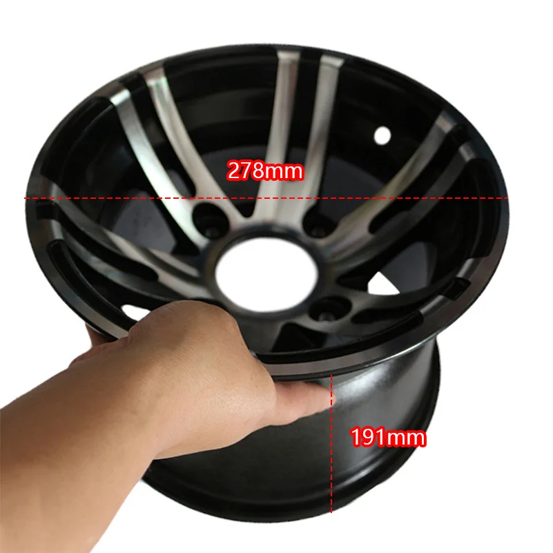 10-inch Aluminum Alloy Front and Rear Wheels atv wheel cover for Four-wheel Vehicles, ATV, Go-karts, Tires22/20X10-10 23/21X7-10