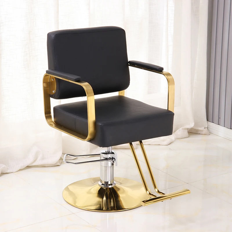 Styling Shampo Barber Chair Makeup Nail Tech Luxury Metal Professional Facial Barber Chair Rotating Barbearia Furniture HDH footrest lash barber chair recliner manicure luxury facial rotating nail barber chair styling barbearia beauty furniture hdh