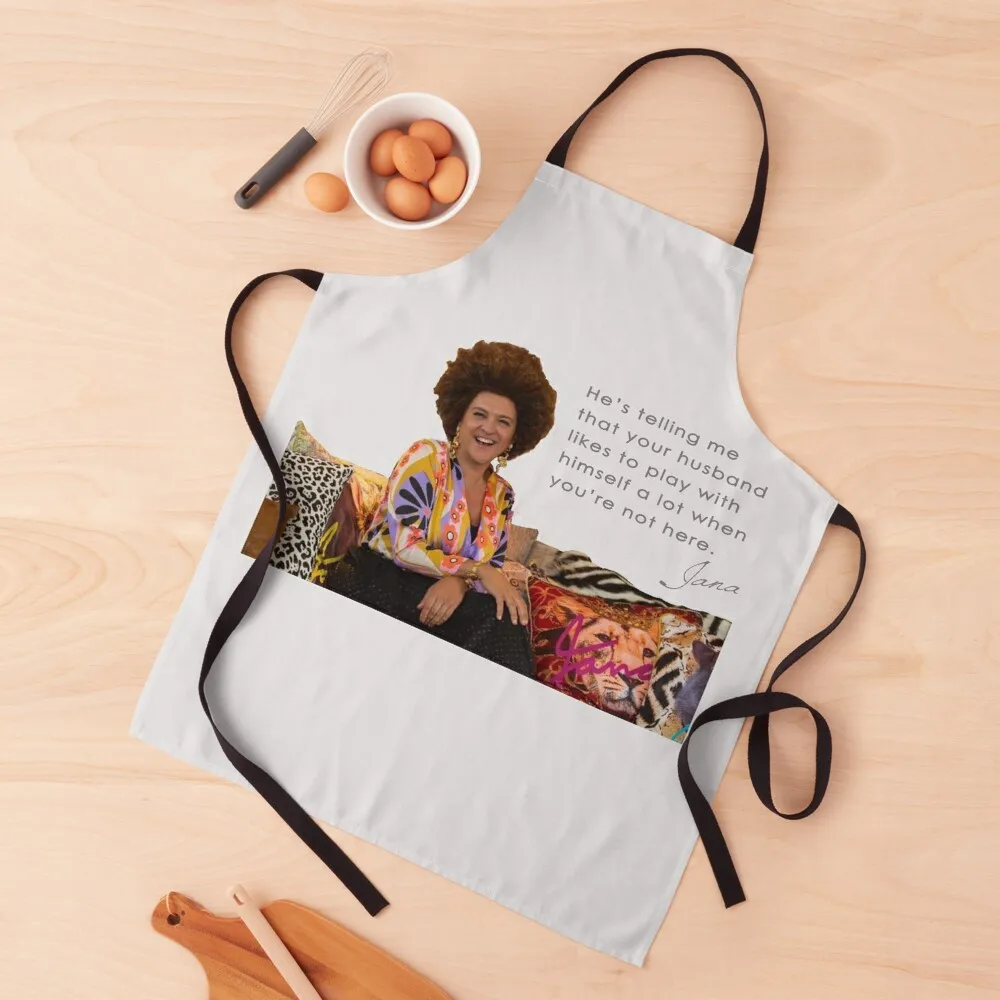 

Jana Lunatics - Mug Tshirt Card - Your husband like to play with Apron For Kitchen Woman Kitchens Apron