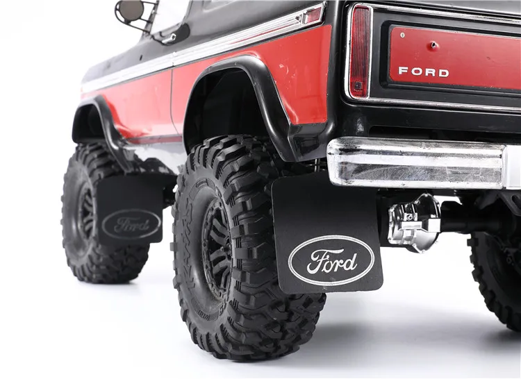 TRX-4 포드 브롱코 고무 후면 머드가드 금속 브래킷, 교체 가능한 고무 조각
