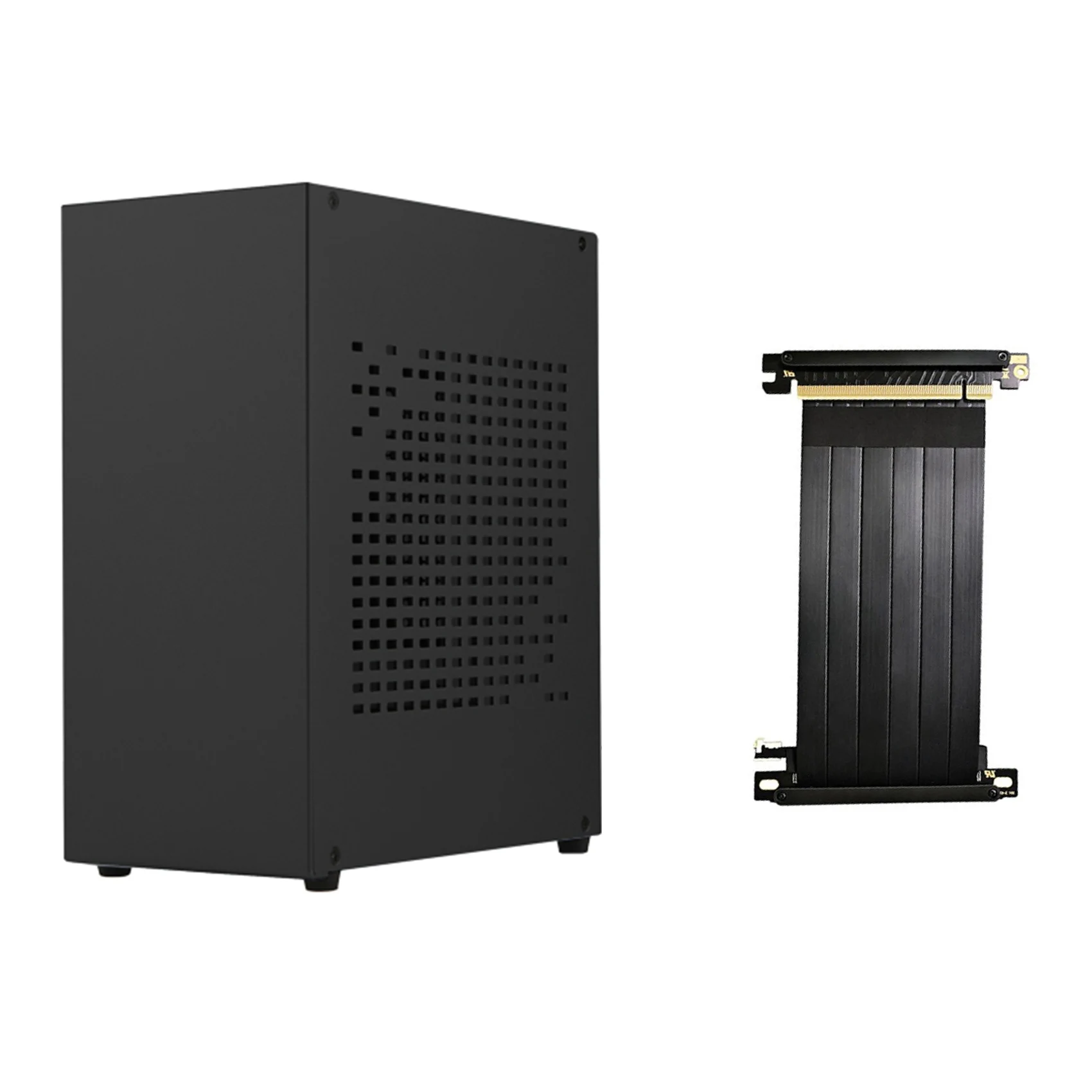 

Компьютер A07 Mini ITX, системный блок для HTPC, USB 3,0 ITX, корпус с удлинительным кабелем для видеокарты (A)