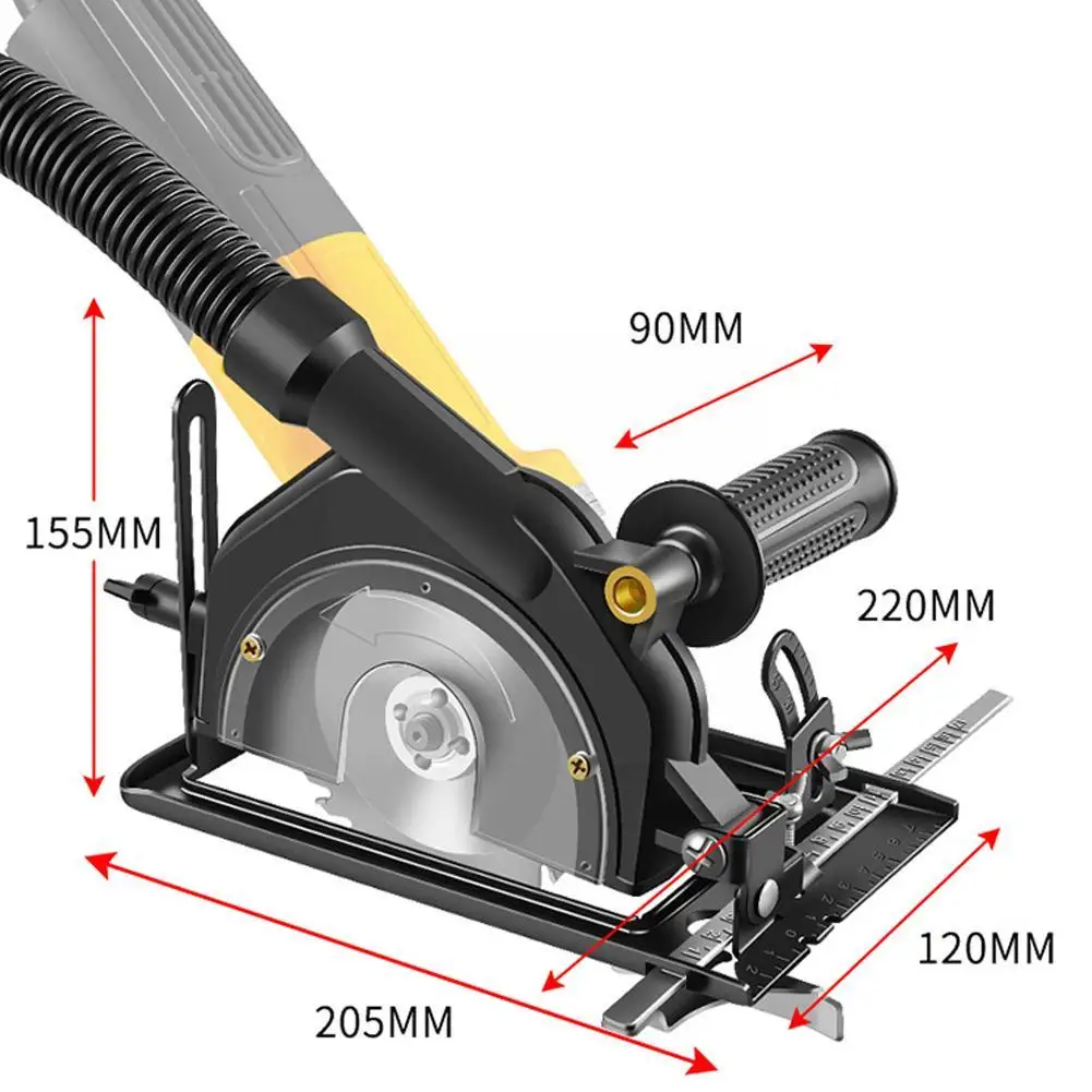 Angle Grinder Bracket Hand Angle Grinder Converter Table Tool Machine Woodworking Cutting Base Bracket To Circular Saw Cutt images - 6