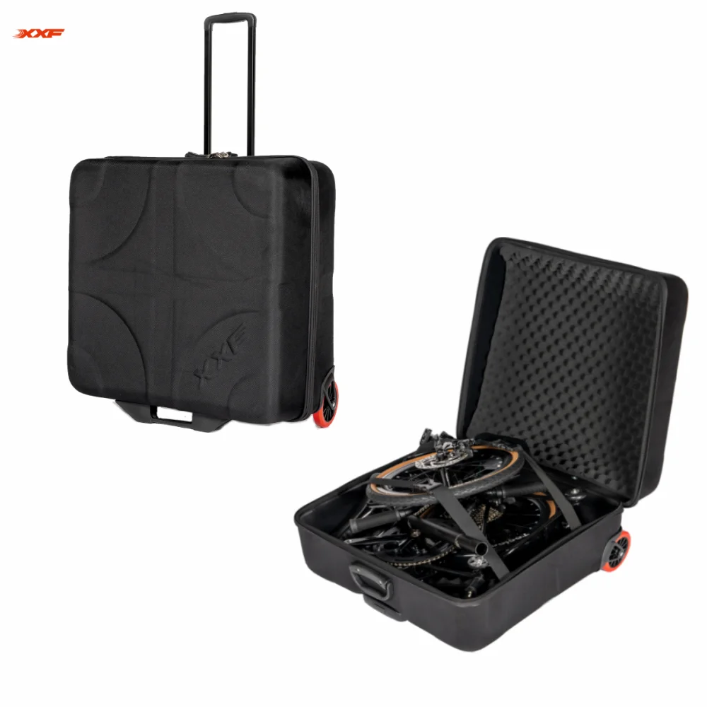 XXF Folding Bikes Box Waterproof EVA Foldable Bike Case with Storage