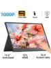 ZSUS 15.6-Inch Portable Monitor Touchscreen 1920*1080 HDR Low Blue Light For XBox PS4/ 5 Switch Loptop Cell Phone PC Extension 1