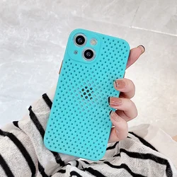 Breathable Soft Case with Ventilated Separate Buttons - iPhone 12 Mini (LIGHT BLUE)