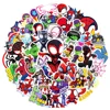 50PCS New Spider Man Amazing Friends Sticker DIY Guitar Laptop Luggage Skateboard Graffiti Decals Fun for Kid 2