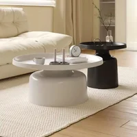 Hot Sale Nordic Coffee Table, Creative Round Living Room Table, High-end Light Luxury Side Desk, Modern Simple Furniture 121 2