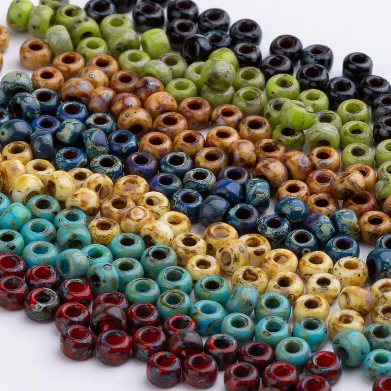 Miyuki Glass Seed Beads 2mm 3mm 4mm Original Japan Round Picasso Glass Beads Boho Embroidery 5Grams/Bag glass beads