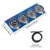 Motorcycle Fuel Carburetor Synchronizer Synchronizer Tool with Hose For 4 Cylinder Engines Machines Vacuum Balancer Gauge 6