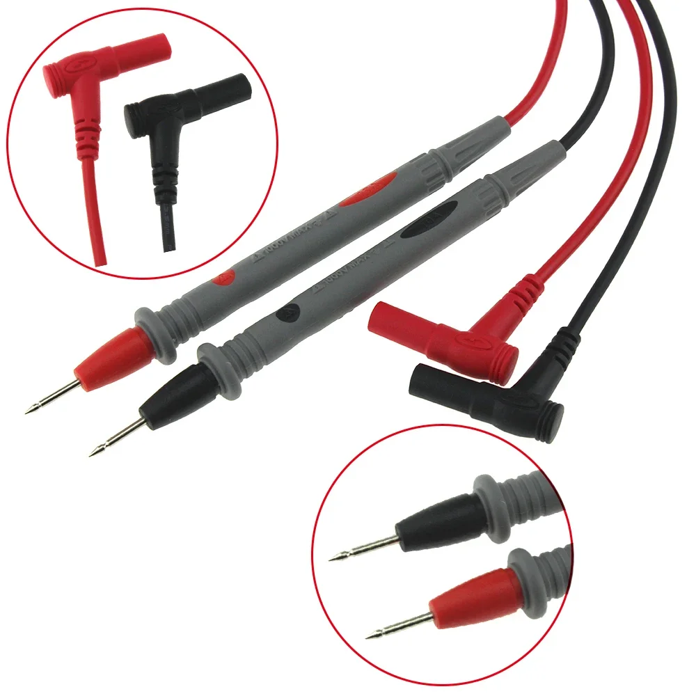 1 Pair 10A Ammeter Test Cord Useful Universal Multimeter Multi Meter Voltmeter Lead Probe Wire Pen Cable witn 1 pair Clamp digital multimeter multimeter tester
