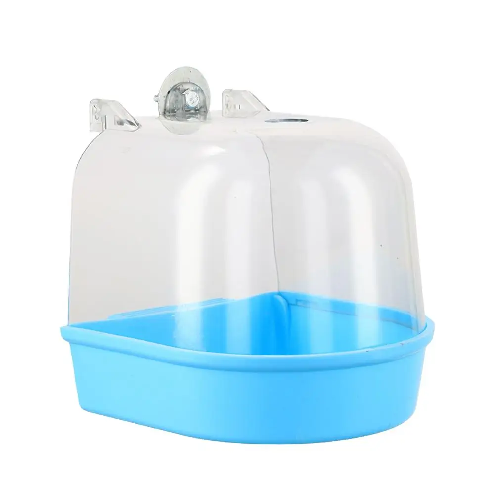 Bird Bath Hanging Waterproof Wear-resistant Easy To Clean Cage-style External Bath Parrots Mynas