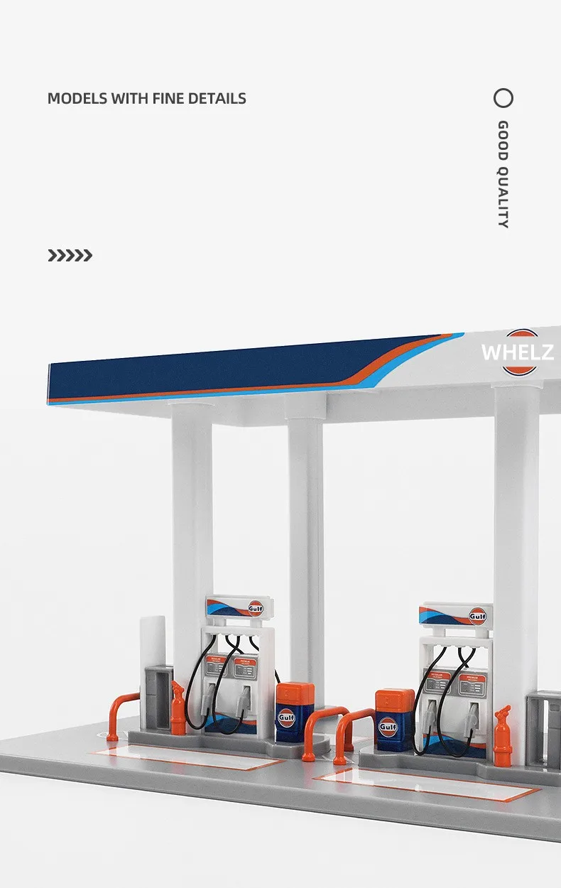 1:64 Shell Benzin İstasyonu Model Seti