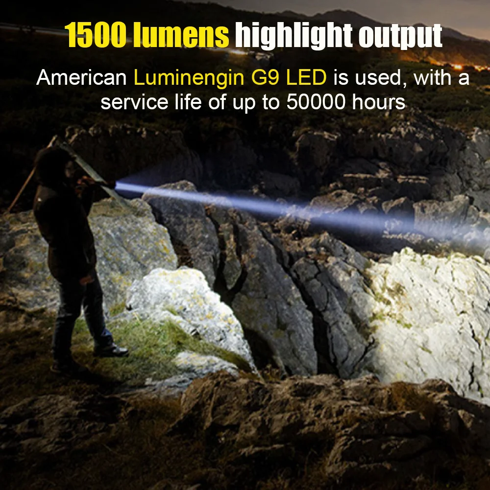 NITECORE MH40S LED Flashlight By 2 21700 Battery 1500Lumens Wireless Direct Charge Torch Outdoor Camping Tactical