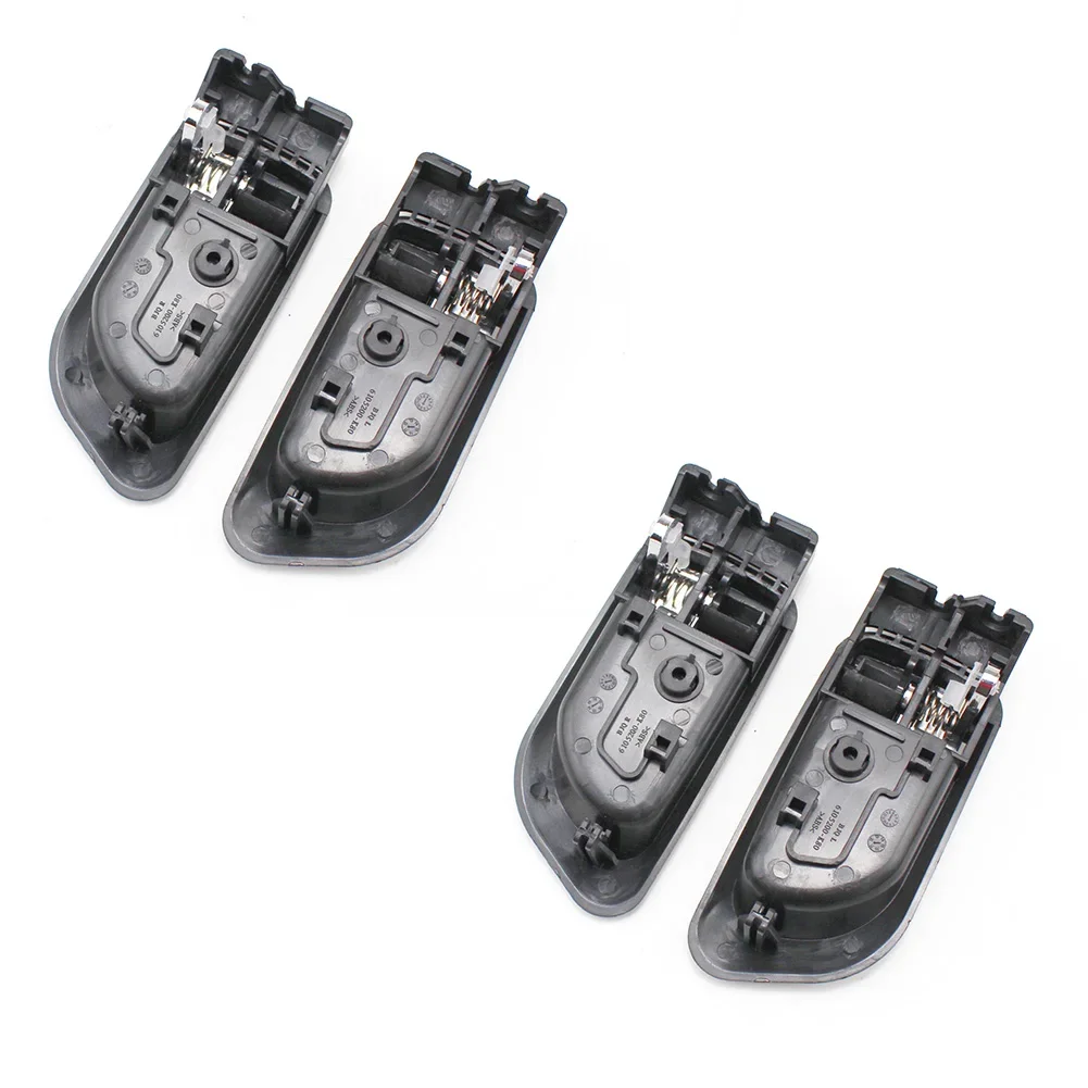만리 장성 호버 H5 HAVAL H3 H5 GWM X200 용 4PCS 블랙 인테리어 도어 핸들 내부 도어 Armest