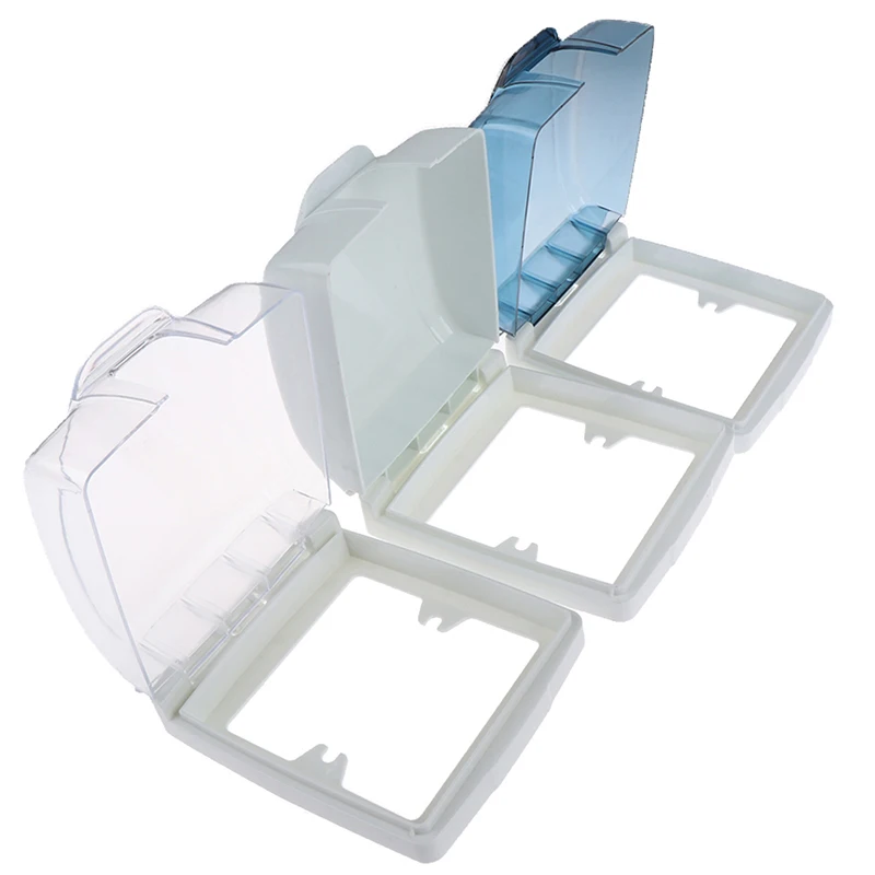 118mm*100mm*45mm Plastic Wall Switch Waterproof Cover Box 86 Type Wall Light Panel Socket Flip Cap socket protection cover
