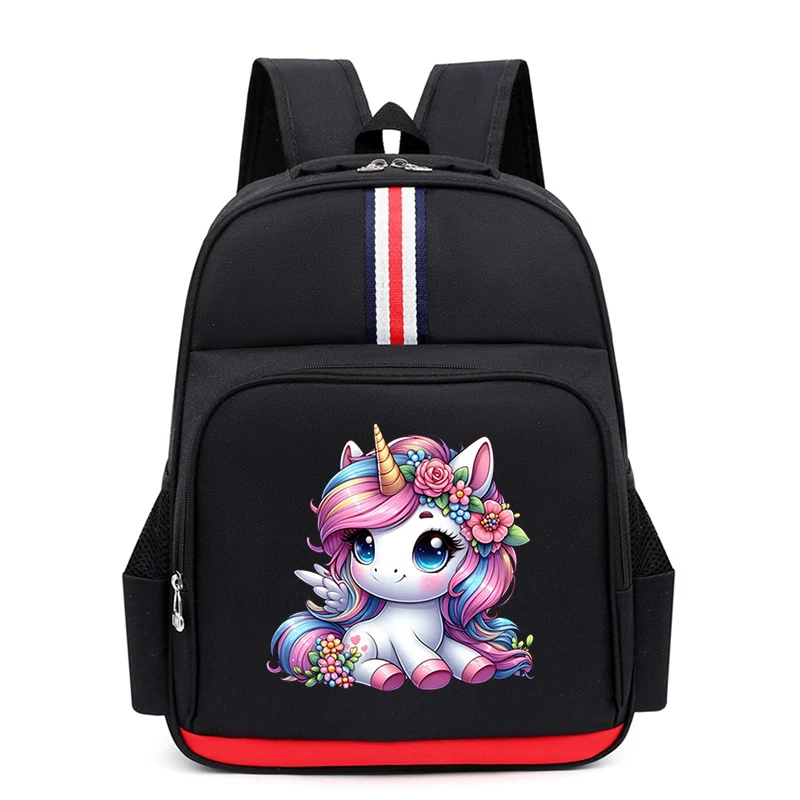 

Рюкзак для детей, милый рюкзак для детей дошкольного возраста, мультяшный рюкзак для книг, модный акварельный рюкзак для мальчиков и девочек с единорогом