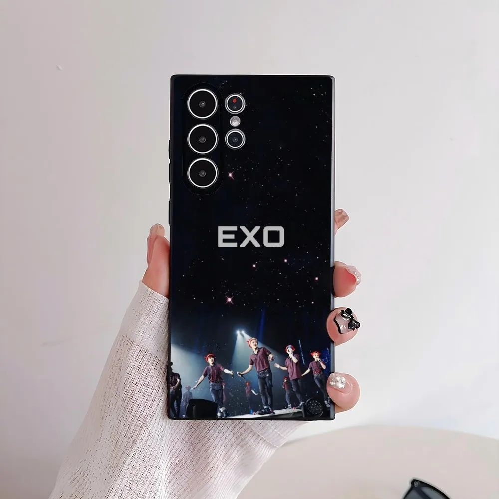 Kpop E-EXO Koreanische Gruppe Handyhülle für Samsung Galaxy S25 S24 S22 S23 Ultra S21 S20 Plus Frosted Non-Slip Full Cover Soft Case – Detail 13