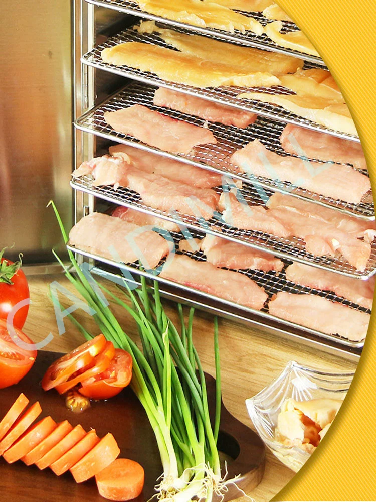 Food Dehydrator Machine 8 Stainless Steel Trays Adjustable Timer And Temperature Jerky,Herb,Meat,Beef,Fruits,Vegetables Dryer