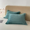 Solid Color Pillows Cover Velvet Pillowslip funda almohada 48x74cm Pillowcase Rectangle Cushion Cover 2pcs Warm Pillow Cases 3