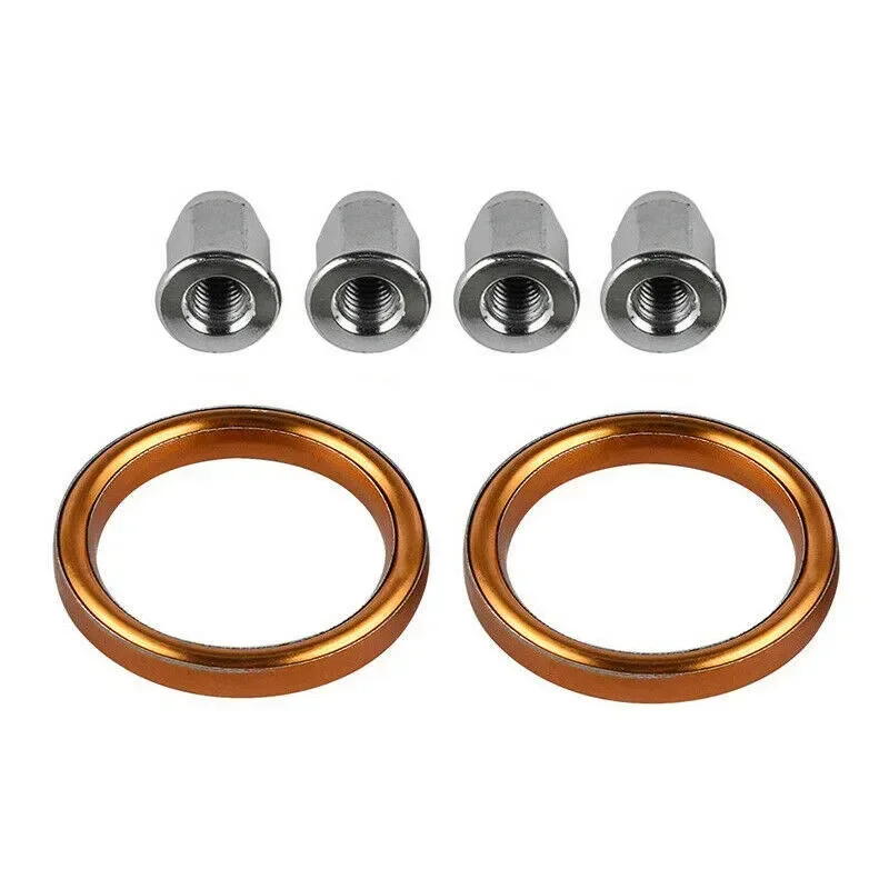 4pcs Exhaust Gasket exhaust gasket Replace 18291-MN5-650 18291-216-000 Nuts for Honda CRF150F CRF230F GL1500 GL1800 TRX250 TRX350 VF500 VF750