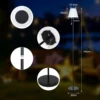 RGBW LED Floor Lamp Outdoor Solar Lamp Colorful Desk Light with Remote Controller Pull Chain Switch Bedside Lamp Reading Lamp 3