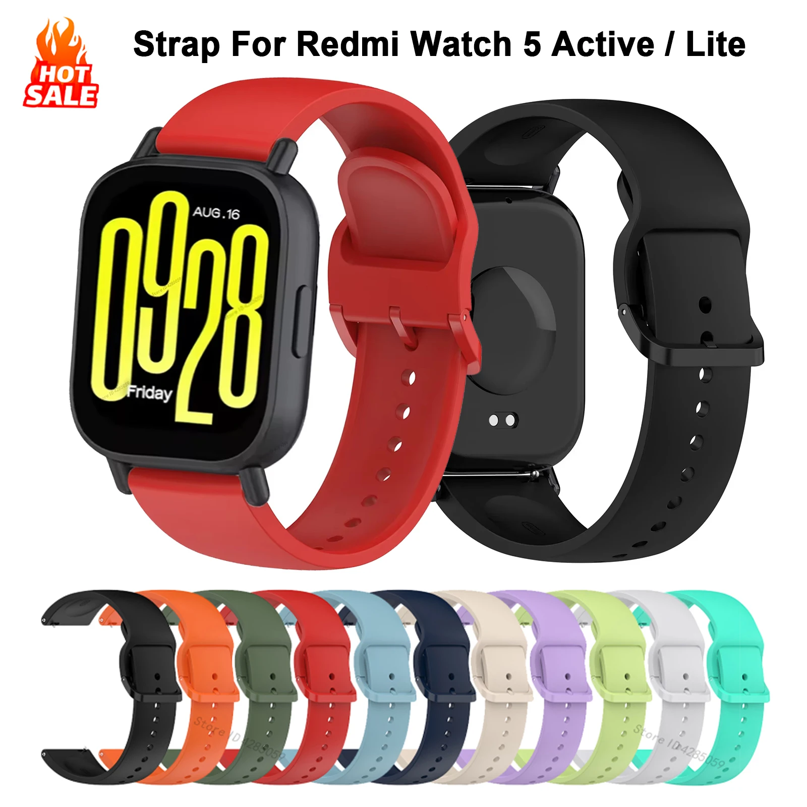 Silicone Sport Strap Watchband for Smart Watches - Stylish and Durable Bracelet Accessory